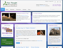 Tablet Screenshot of newthoughtphilly.org